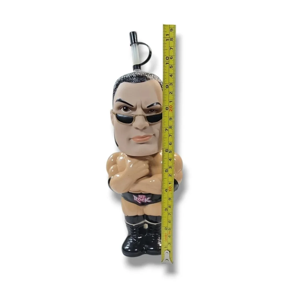 New WWF THE ROCK 3-D Big Sipper Attitude NEW With Tags Vintage 1999 /‎ 2001